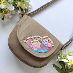 Quirky Slingbag - Beige