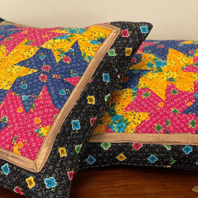 Tessellating Flowers Cushion