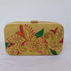 Artsy Hand Painted Clutch