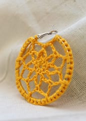 Handcrafted Crochet Hoop Earrings