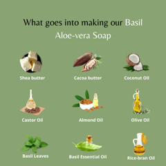 Basil Aloe Vera Soap