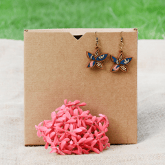 Bead Flower Earrings