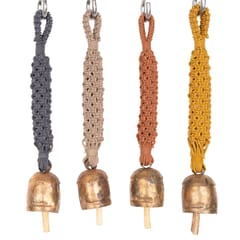Classic Hand-Knotted Wind Chime with Metal Bell (Single pc)