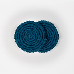 Spiral Hand-Knotted Coaster (Set of 2)