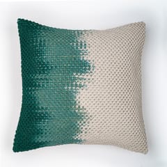 Ombre Hand-Knotted Cushion Cover (Single pc)