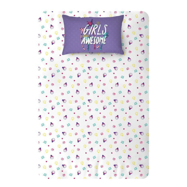 Girls Are Awesome Antibacterial Bedsheet