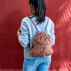 Summer Bloom Hand-Knotted Back Pack