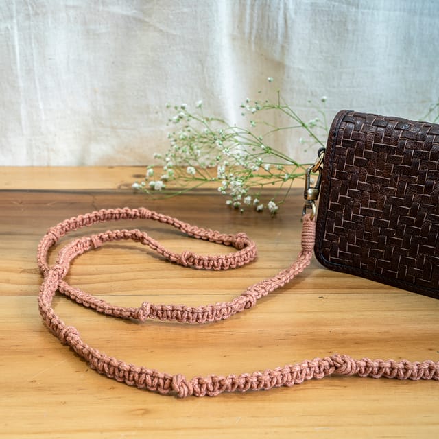 Pretty Simple Hand-Knotted Bag Straps