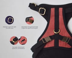 Corduroy Cotton and Canvas C Harness for Dog