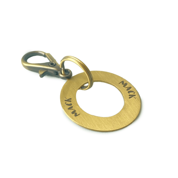 Style Statement Premium Brass Name Tag for Dogs - Customised