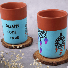 Terracotta Glass Filled with your Dreams