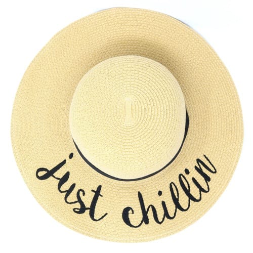 “Just chillin” Straw Hat