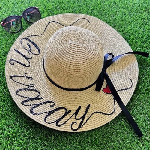 “On vacay” Beach Hat