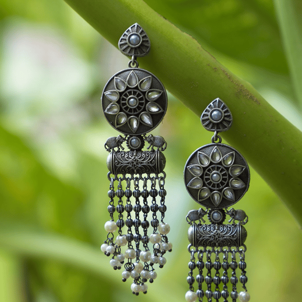 Sunflower Dangler Earrings