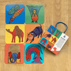 Toddler Puzzle Set Of 6 - Gond