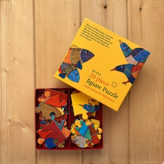 Puzzle 20 Pc Set Of 2 - Gond - Bird And Fish