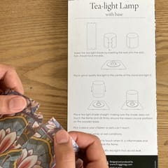 Tea Light Lamp with Base - City Palace