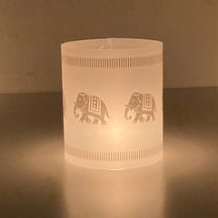 Gold Tea Light Covers - Set of 4