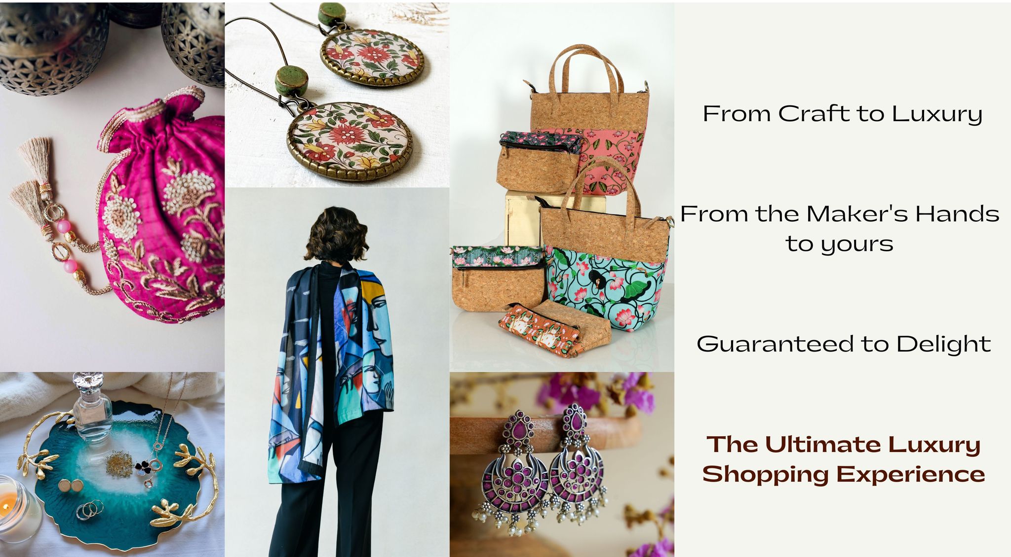 From Craft to Luxury, From the Maker's Hands to yours
