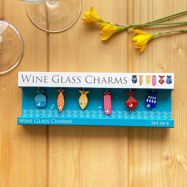 Wine Glass Charms - Fish