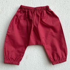 Koi Peach Jhabla + Red Pants