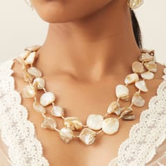 Pebble Mother of Pearl Necklace