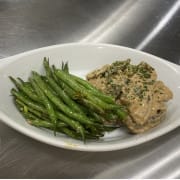 Beef Stroganoff and Green Beans