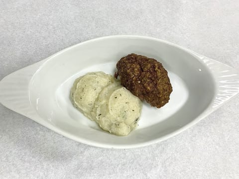 Mini Meatloaf with Mashed Cauliflower