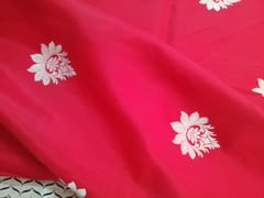 Pure Silk Banarsi Katan Paithani - Red and Black