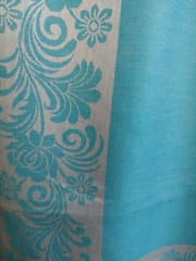 Modal Silk Reversible Stole in Firoza Blue