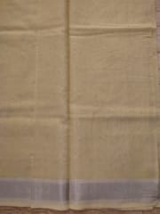 Beautiful Banarsi Tissue saree in Lemon Yellow with Hand Embroidery & Chikankari work