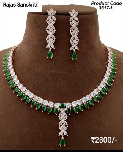 18k Rose Gold Art Deco Style Baguette Diamond & Green Emerald Pendant -  1800 Loose Diamonds