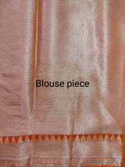 Burnt Maroon Banarasi Pure Munga Silk Saree with Bandhini Print and Zari work