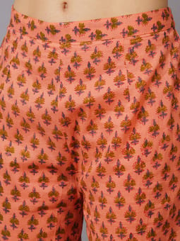 Floral Printed Kurta Comfort Pants Dupatta