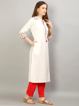 Embroidered Kurta Closer Two