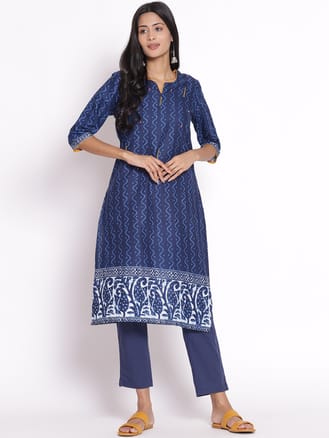 Abstract Kurta With Trouser