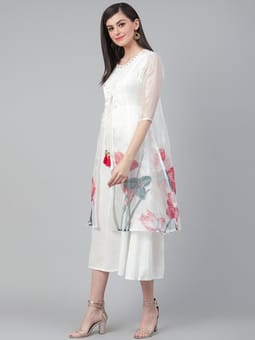 Floral Dress With Jacket One