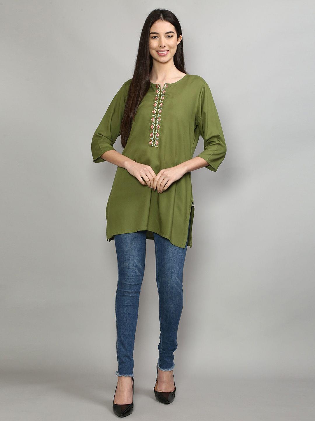 Solid Tunic Front