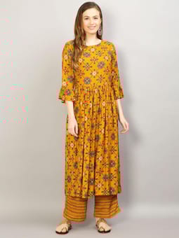 Kurta With Comfort Pant Front