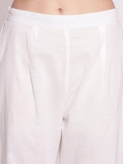 Cotton Dobby Kurta Trouser Dupatta Four