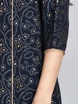 A-line Kurta With Trouser Closer Three