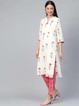 Floral Kurta With Pant One