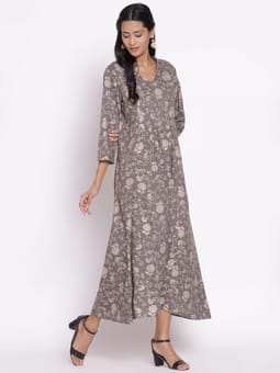 Printed Muslin Dress Two