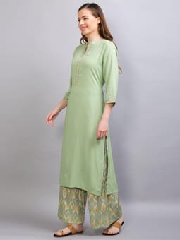 Kurta With Palazzo Closer One