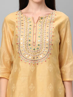 Geometric Printed Kurta With Trouser Other5