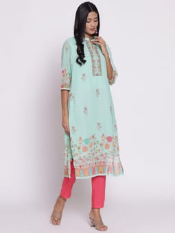 Georgette Printed Kurta Two