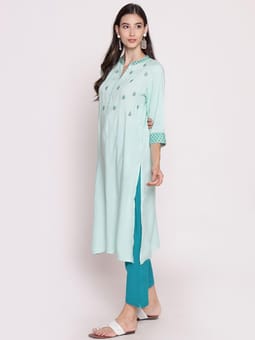 Embroidered Kurta One