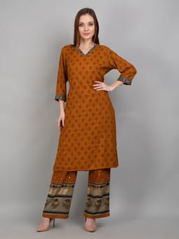 Kurta With Comfort Pant Front