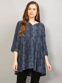 Ornamental Printed Tunic Front