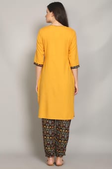 Kurta With Harem Pant Back